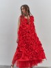 RED DRESS ROSES