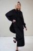 BLACK ASYMMETRICAL SHIRT LONDON