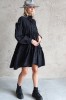 BLACK COTTON DRESS MALAGA