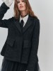 BLACK TWEED JACKET