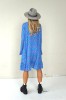 BOHO BLUE DRESS WITH LONG SLEEVES