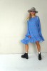 BOHO BLUE DRESS WITH LONG SLEEVES