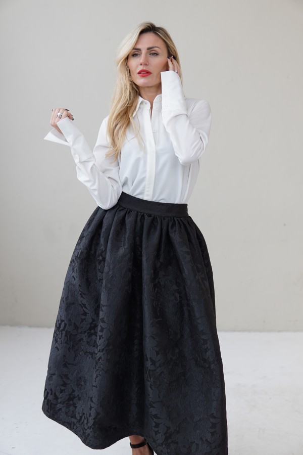 CASUAL WHITE LONG SLEEVE SHIRT