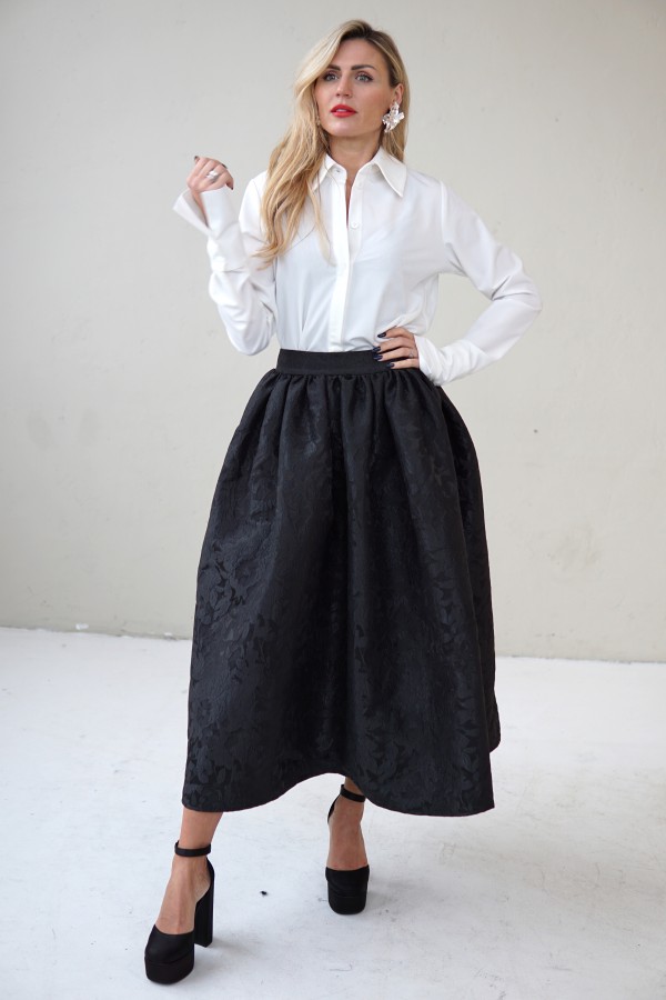 CASUAL WHITE LONG SLEEVE SHIRT