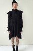 DRESS WITH LONG SLEEVES AND RUFFLES