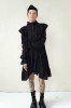 DRESS WITH LONG SLEEVES AND RUFFLES
