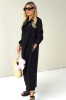 LOOSE SILHOUETTE LONG LINEN DRESS 