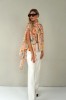 FLORAL BLOUSE WITH RIBBON