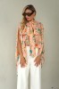 FLORAL BLOUSE WITH RIBBON