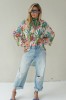 Floral viscose long shirts