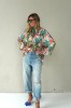 Floral viscose long shirts
