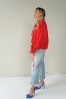 Luxurious linen blouse ties with laces