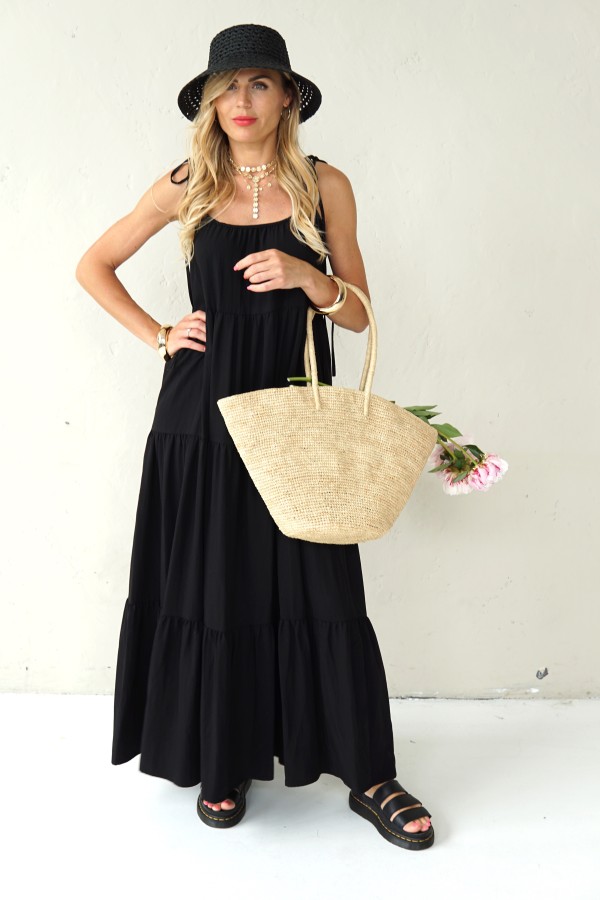 Long flowing viscose dress