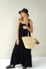 Long flowing viscose dress