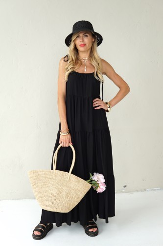 Long flowing viscose dress
