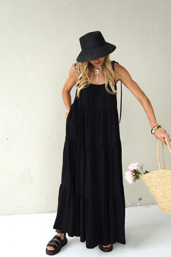 Long flowing viscose dress
