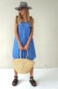 Asymmetrical dress with thin straps