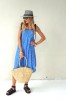 Asymmetrical dress with thin straps