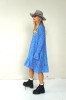 BOHO BLUE DRESS WITH LONG SLEEVES
