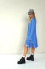 BOHO BLUE DRESS WITH LONG SLEEVES