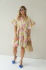 LUXURY JACQUARD PINK DRESS