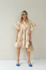 LUXURY JACQUARD PINK DRESS