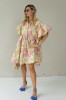 LUXURY JACQUARD PINK DRESS