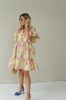 LUXURY JACQUARD PINK DRESS