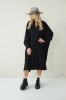 LONG VISCOSE SHIRT WITH PLEATED BACK