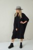LONG VISCOSE SHIRT WITH PLEATED BACK