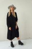 LONG VISCOSE SHIRT WITH PLEATED BACK