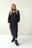 loose-fit wool dress with a ribbon