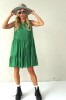 Green Linen Dress