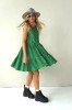Green Linen Dress