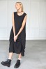 Black wool dress