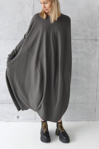3D dark gray dress 