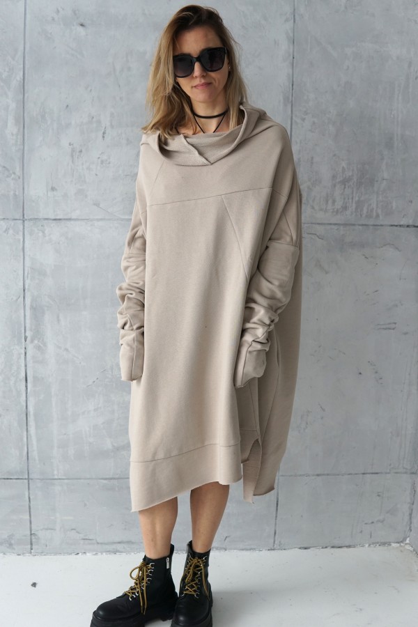 Long sleeve sweat dress