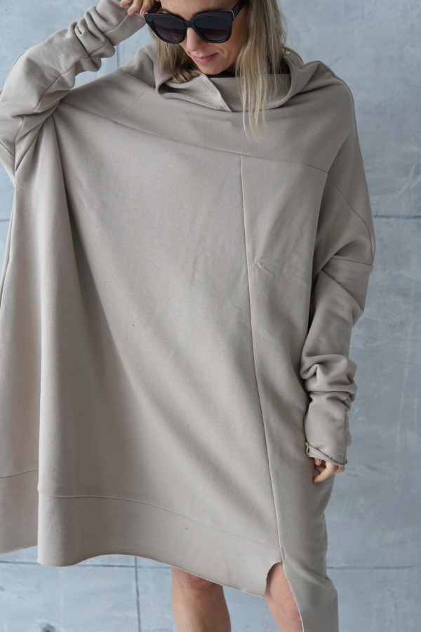 Long sleeve sweat dress