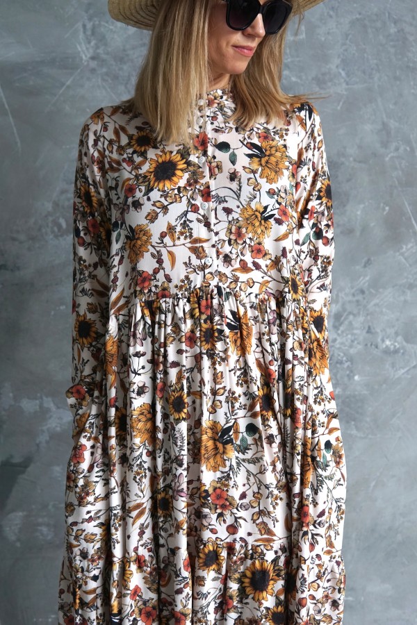 FLORAL DRESS POPPY