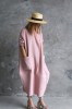 pink cotton dress