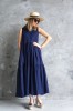 Linen blue dress Vanagupe 2, linen dresses for women
