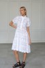 WHITE EMBROIDERED SHIRT DRESS 2