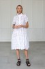 WHITE EMBROIDERED SHIRT DRESS 2