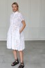 WHITE EMBROIDERED SHIRT DRESS 2