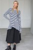 Jersey striped blouse