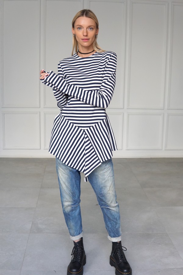 JERSEY STRIPED BLOUSE 2