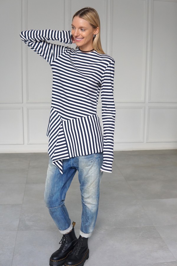 JERSEY STRIPED BLOUSE 2