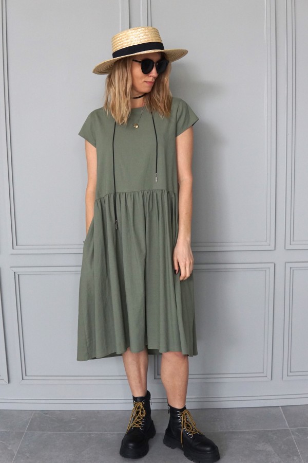 SIMPLE LINEN DRESS