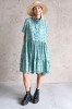 BLUE COTTON SHIRT DRESS 