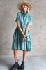 BLUE COTTON SHIRT DRESS 